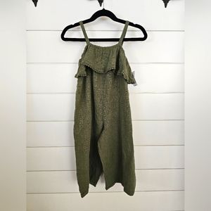 NWT Old Navy Olive Green Girls Romper 4T